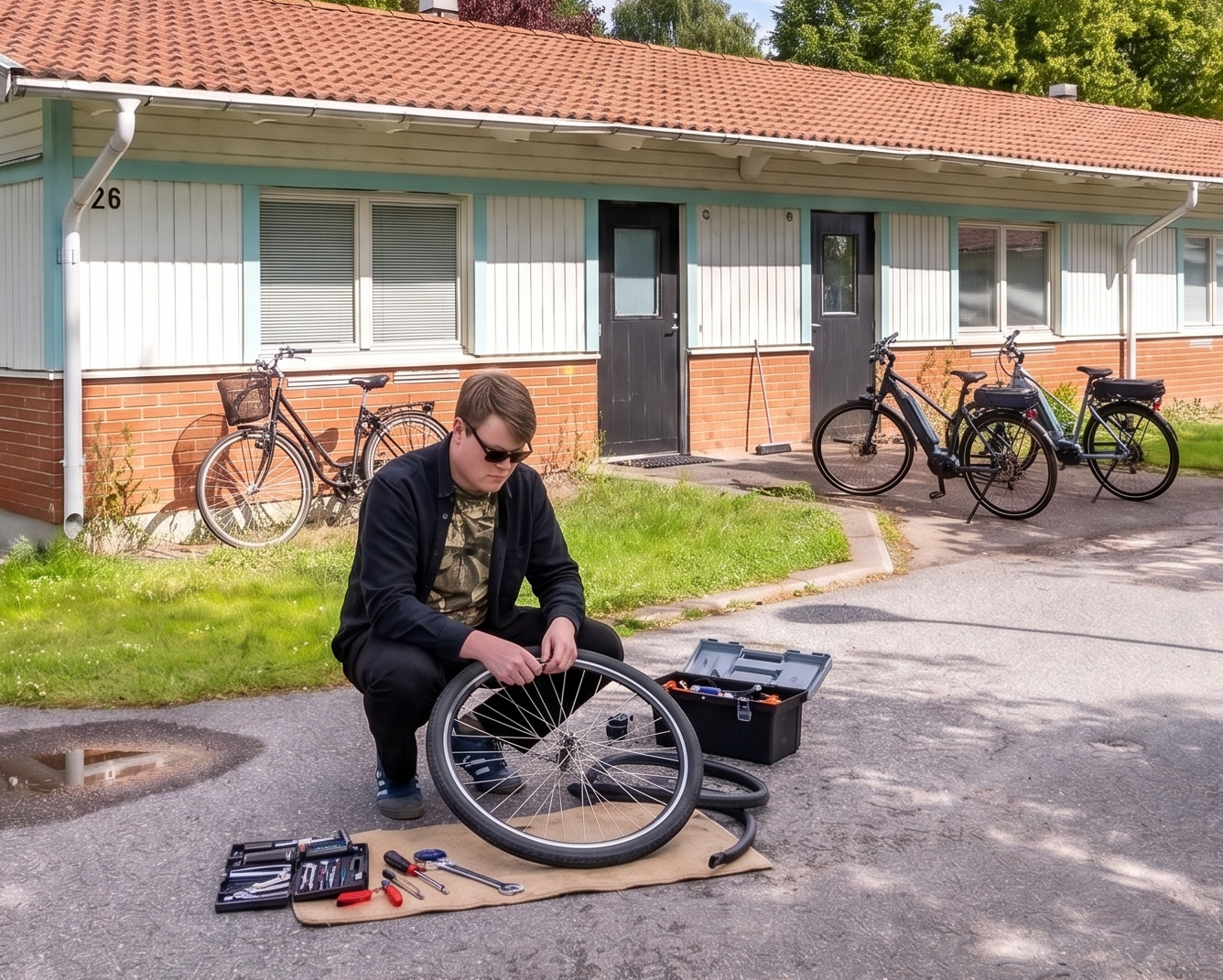 Professionell cykelreparation och service i Västerås